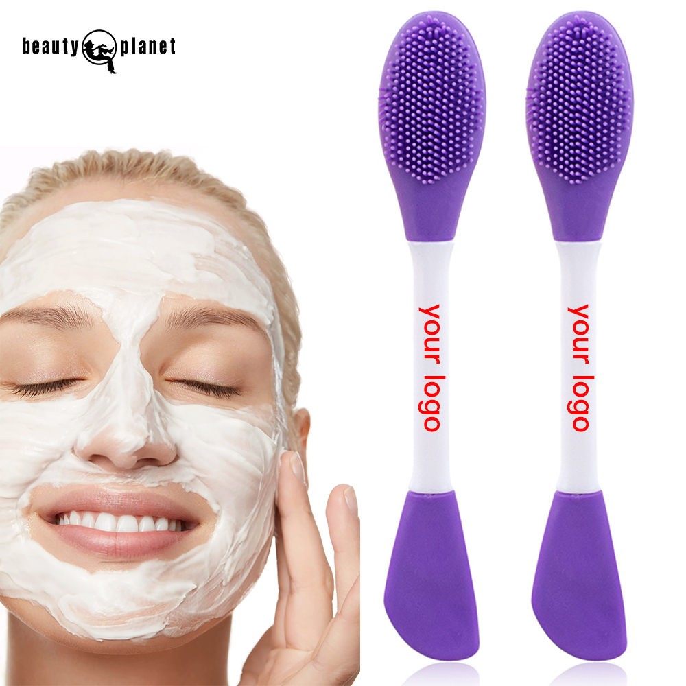 Beauty Planet Custom Face Silicone Brush For Facial Cleans Brush Good Quality Silicone Facial Cleansing Mask Brush With Logo