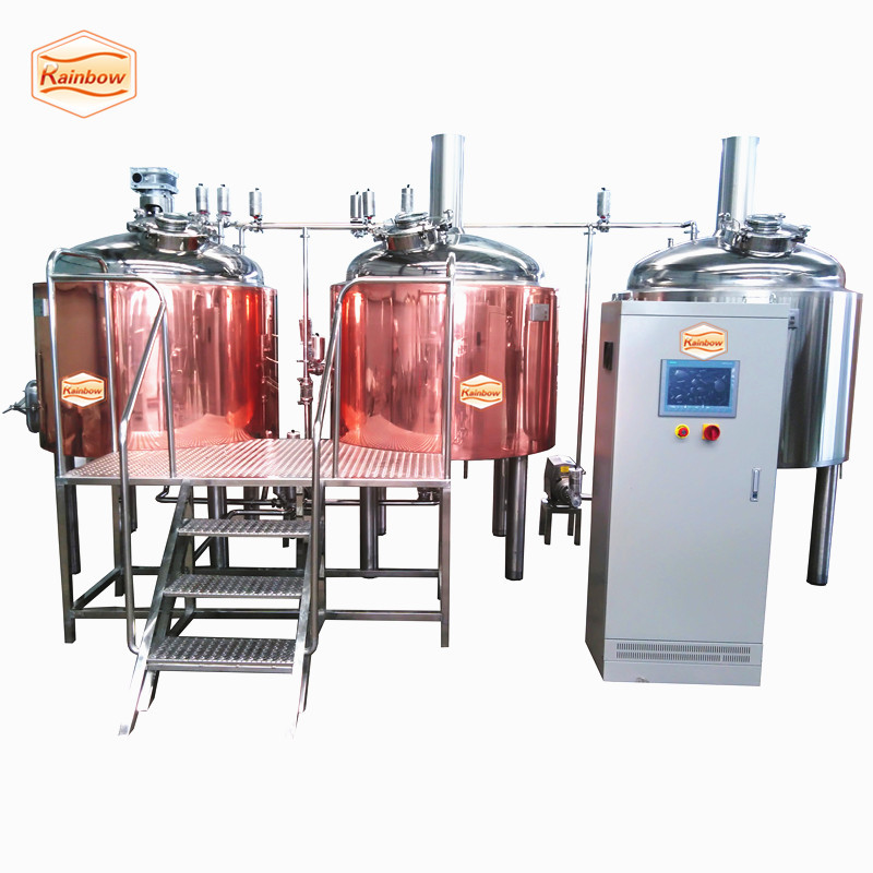 Stainless Steel Turnkey Brewery Plant Direct Fire Heating Brewhouse 3BBL Brew System for Beer Making