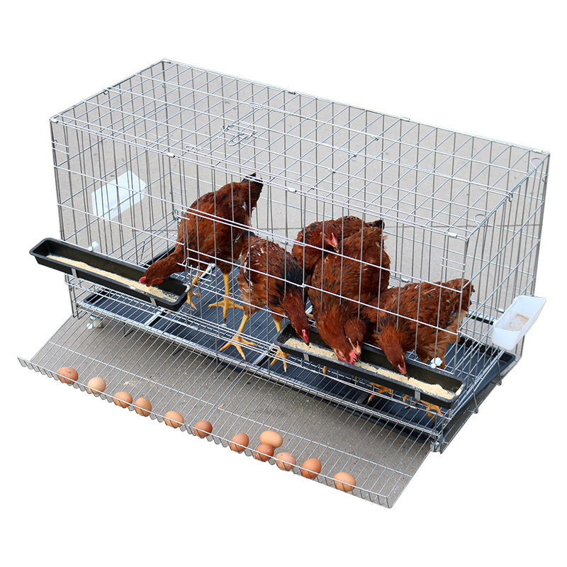 Multiple Sizes Collapsible Foldable Chicken Cage House Farm Egg Layer Chicken Cage