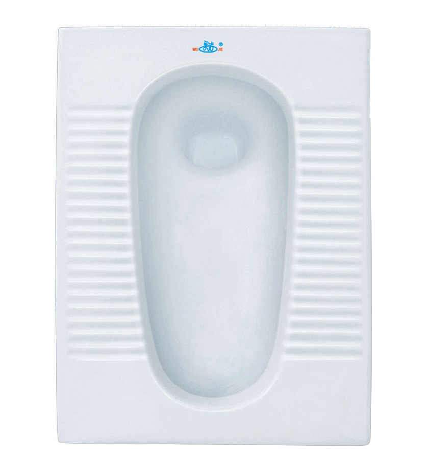Easy Clean Install Factory Price Ceramic Bathroom Squatting WC Pan Saving Water Squatting Pan