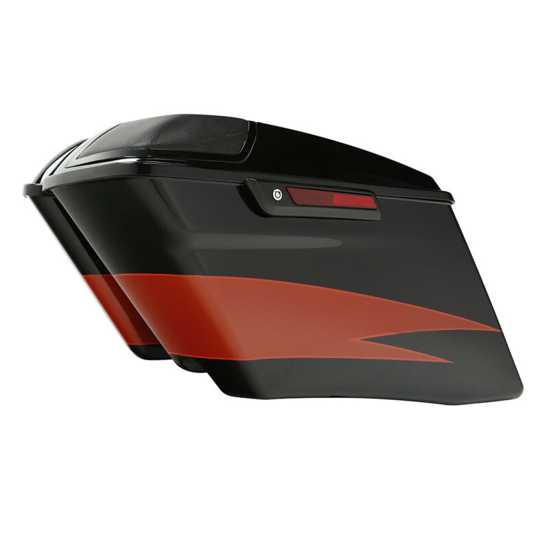 HR3 90303002 Saddlebags Fit For CVO Street Glide 17 Sunburst Orange Starfire Black Touring