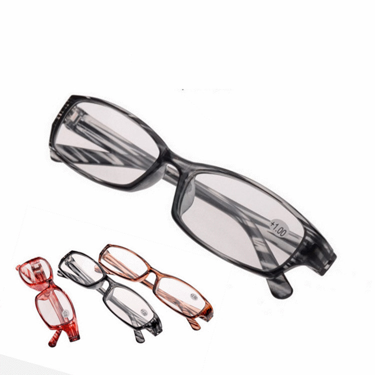 High end New fashion HD presbyopic eyeglasses striped women men reading glasses