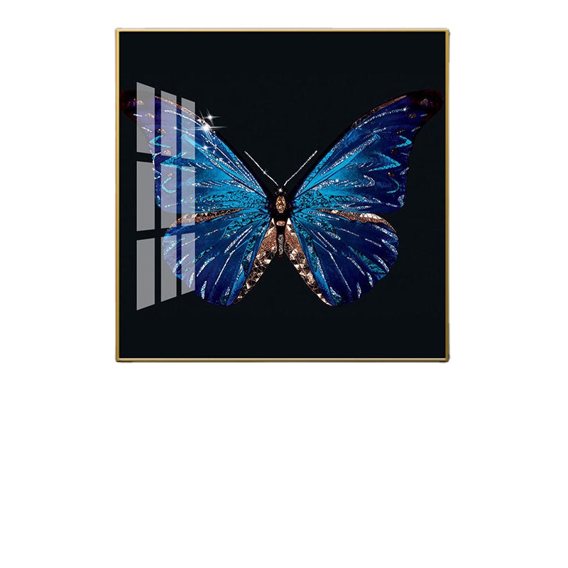 Top Quality Modern Colorful Enamels Animal Butterfly Horse Elephant Luxury Art Work Decor Painting