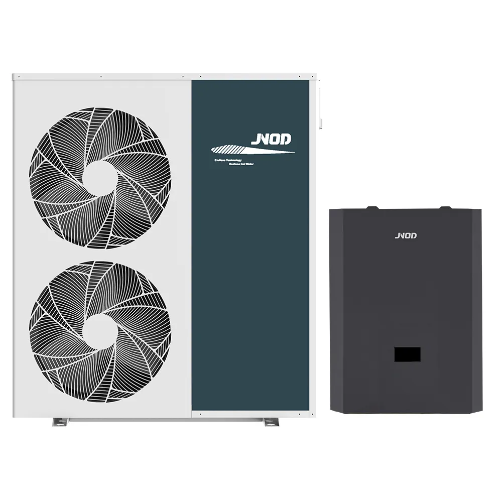 JNOD Luft Vand Varmepumpe Monoblok for Wet Central Heating System R32 EVI Cold Climate Heat Pumps