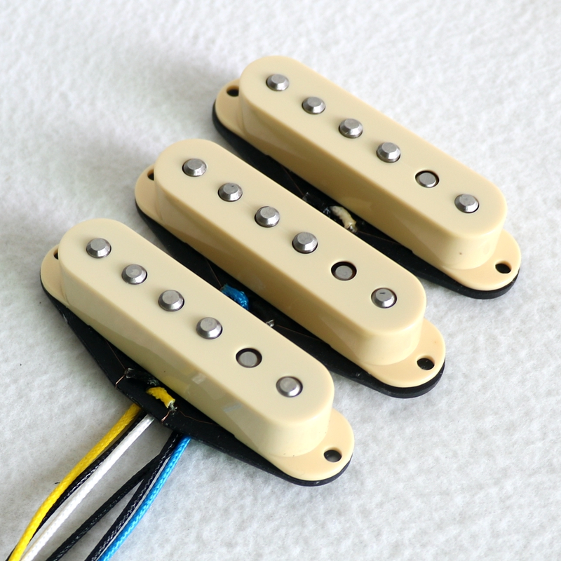 Donlis 1 комплект DS53 Винтажный стиль Strat Электрогитара звукосниматели с одной катушкой Alnico 5 с плоской работой