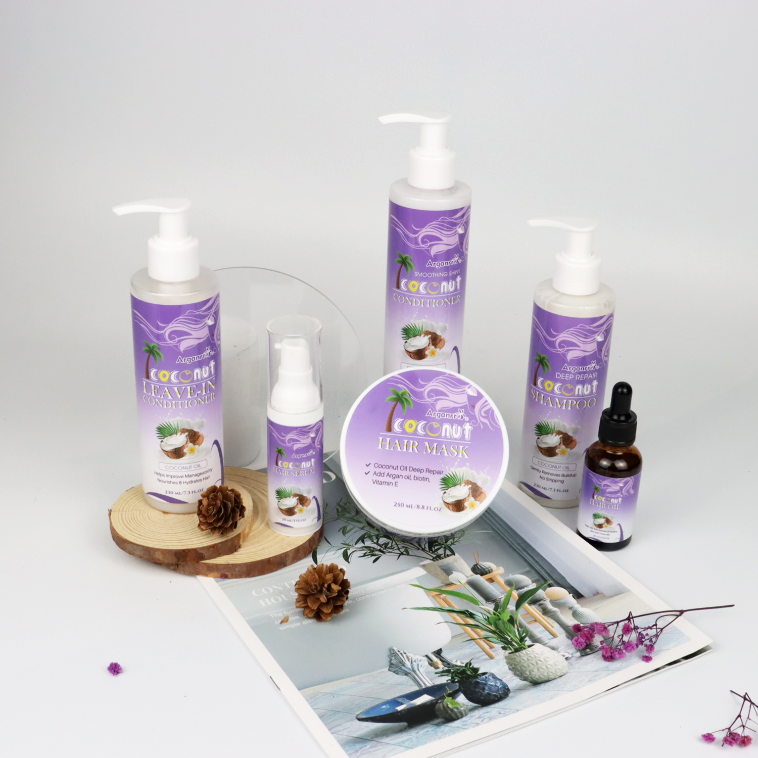 Private Label 4C Hair Care Kit Keratin ,Moisturize And Repair Hair Care Products For Curly Hair