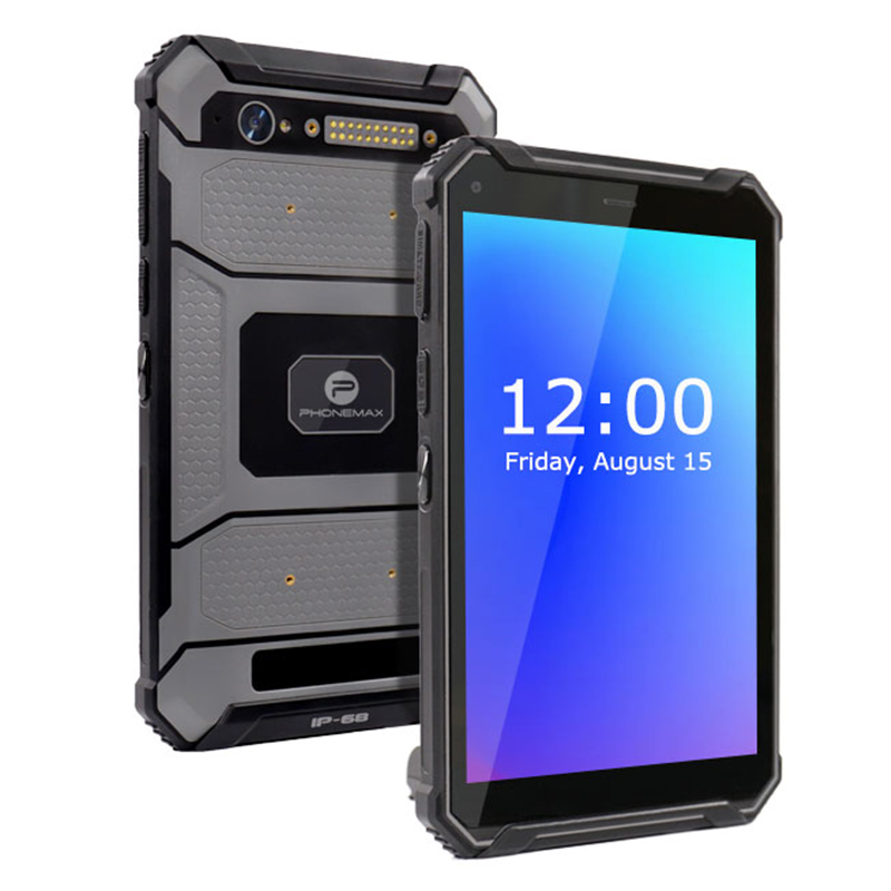 Прочный планшет ip68 со сканером штрих-кодов и 2d-кодов, Android 10,0, NFC, 1000nit, ip68, Дрон, планшет типа C, OTG, 6 + 128 ГБ, 12000 мАч, две SIM-карты