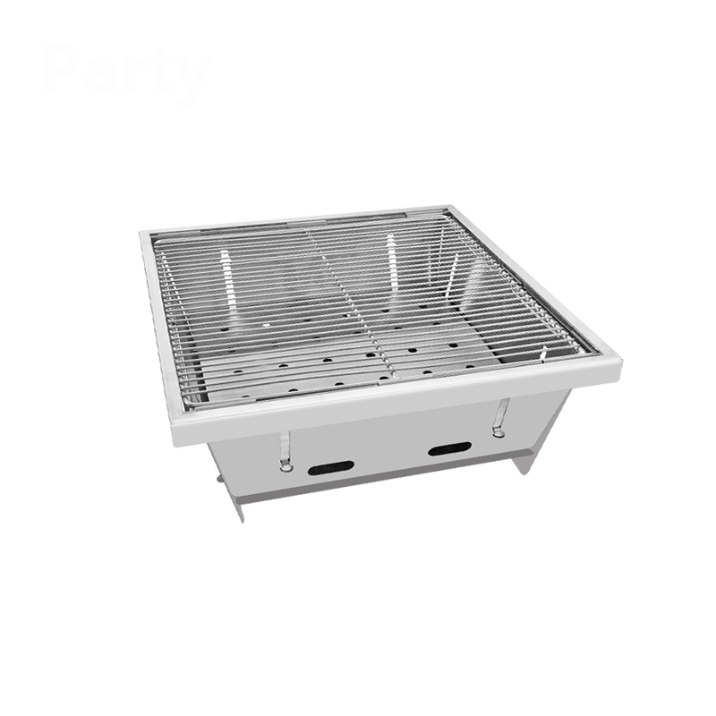 Food Grade Stainless Steel Foldable Portable Charcoal Bbq Grill For Travel Bbq