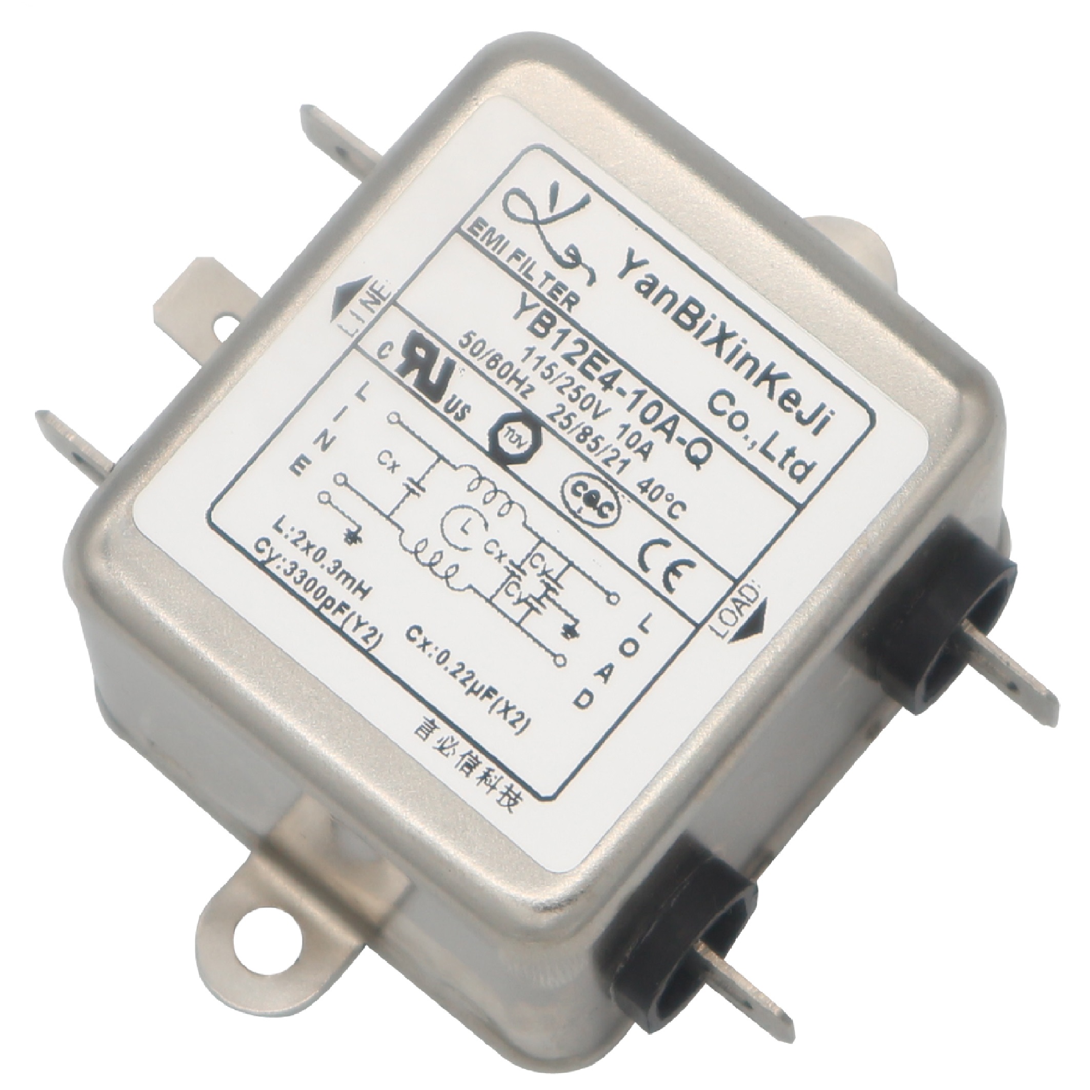Yanbixin YB11E1 220V однофазный низкочастотный фильтр emi emc