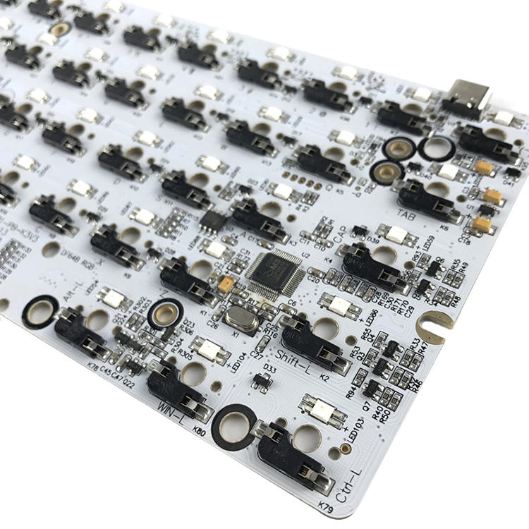 Высокое качество OEM профессиональная PCB сборка производитель механическая клавиатура Pcb