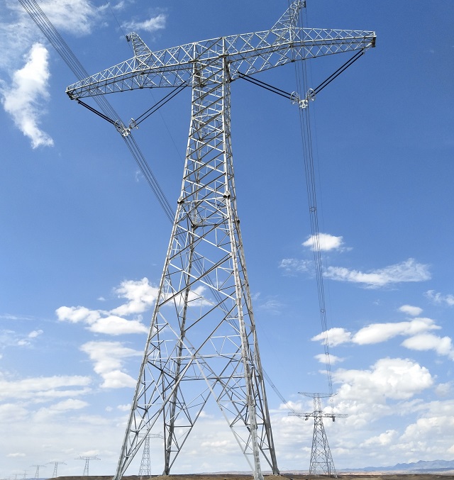 11KV 33KV 132KV 220KV Hot Dip Galvanized Angular Steel Transmission Lattice Tower