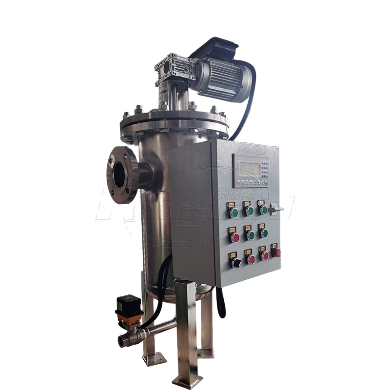 Automatic screen filter industrial self cleaning filter strainer for chemical sea water wastewater