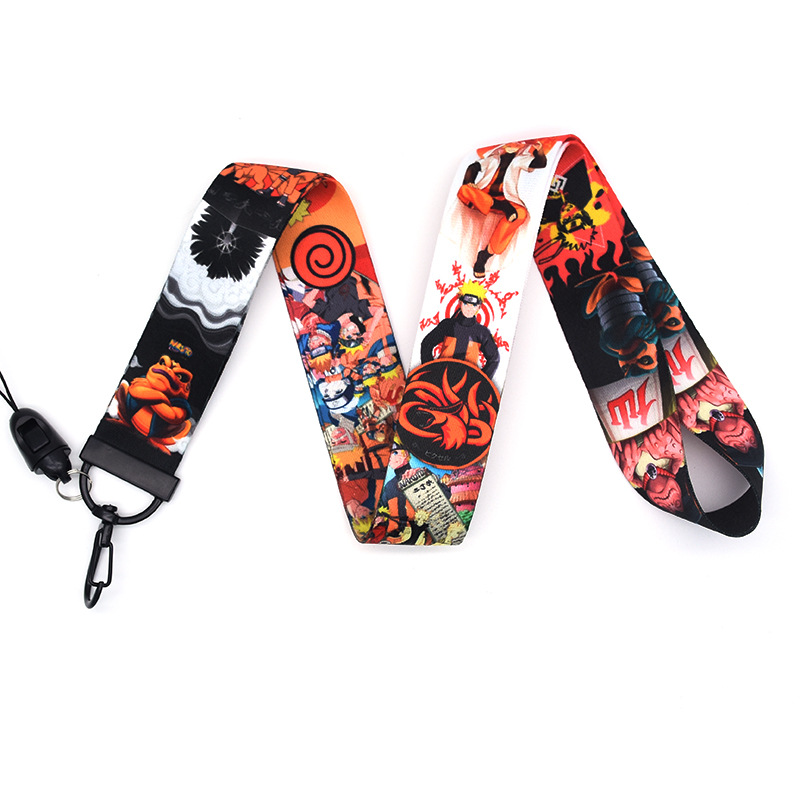 Japan Anime Sharingan Kakashi Cute Figure Keychains Lanyard For Phone