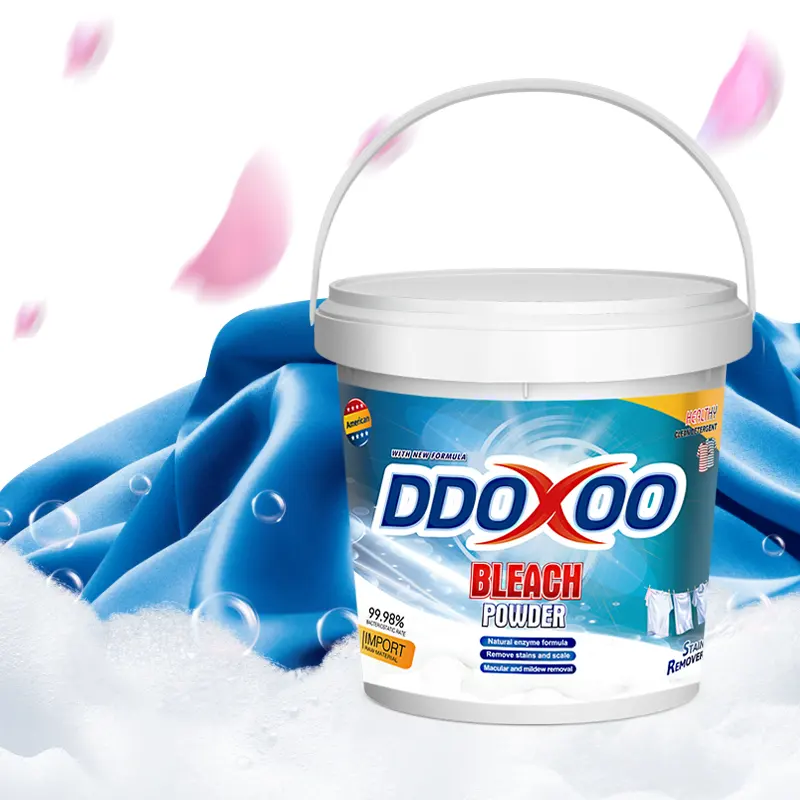 Wholesale Laundry Detergent Remove Stain Bleach Whitening Soap Detergent Clothes Safe Bleach Powder