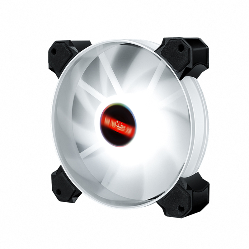 Цветной игровой вентилятор RGB, 120 мм, 3pin и 4pin