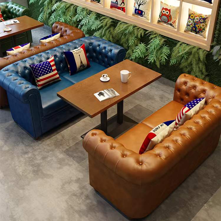 Роскошный комплект диванов chesterfield из зернистой кожи для гостиной, американский диван на пуговицах, Винтажный Зеленый диван из ворсовой кожи