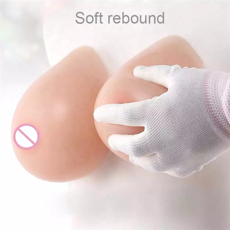 Cheap Realistic boobs silicone adhesive breast tits For drag queen Crossdresser Realistic Shemale Fake boobs false breast forms