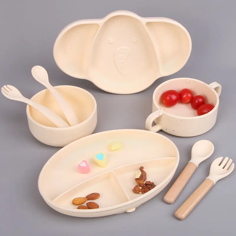Присоска для кормления посуда другие продукты для кормления ребенка слюнявчик Силиконовые Бутылочки тарелка миска набор детских принадлежностей для кормления
