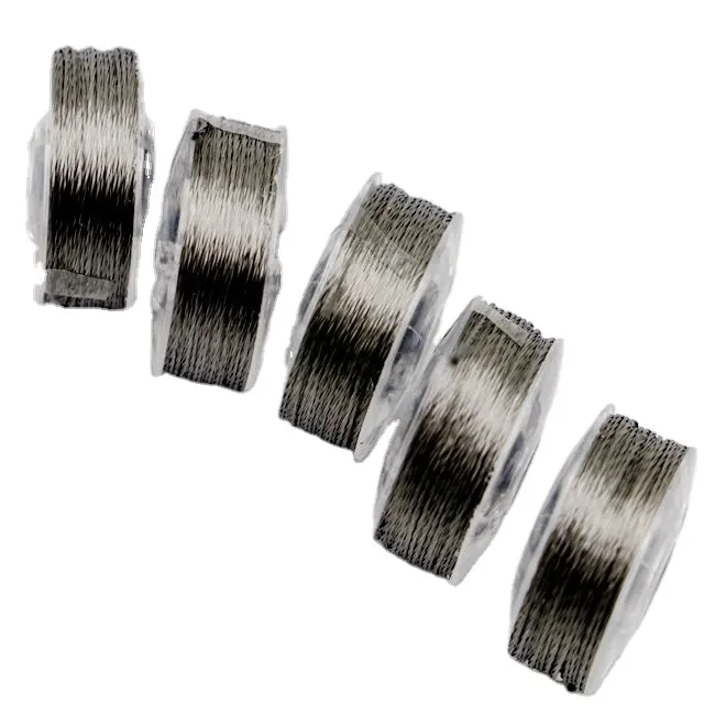 Wholesale High Strength Stainless Steel .8mm Conductive Insulated Sew Thread Spun Metallic Yarn For Coat Cable Heat Wire