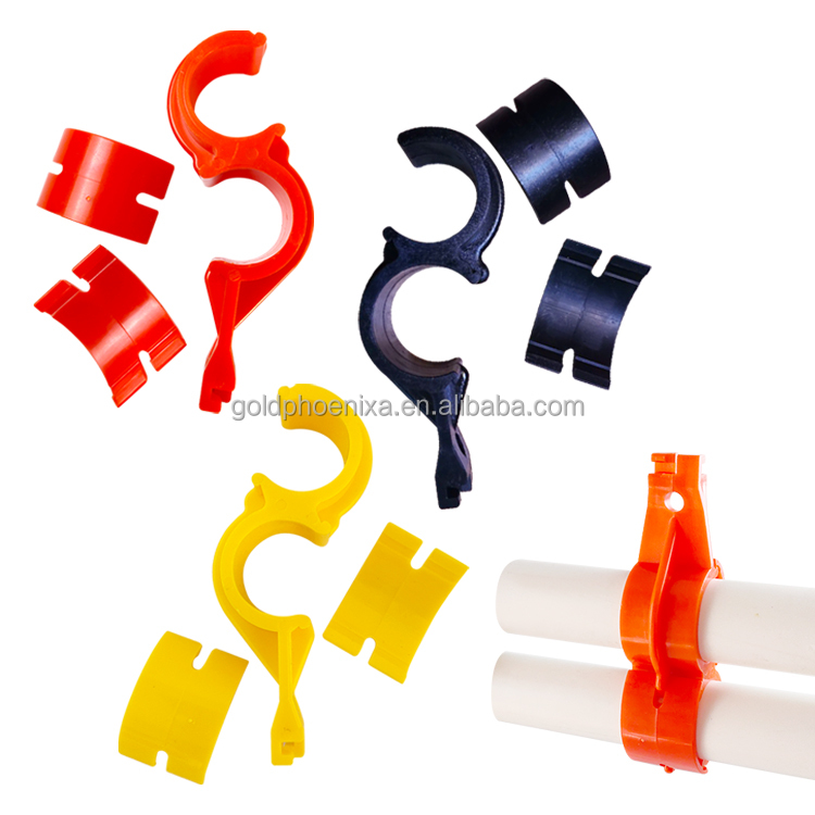 YYC Many Type Poultry Drinking Water Line System Clip S Hook Plastic Hanging Pipes Clamp