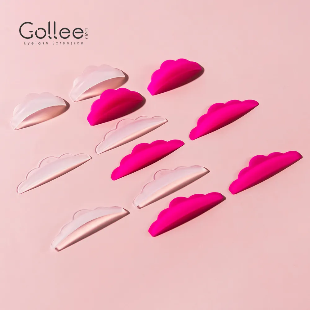 Gollee silicone eye total shape customizable total lash lift small silicon pads for lash lift