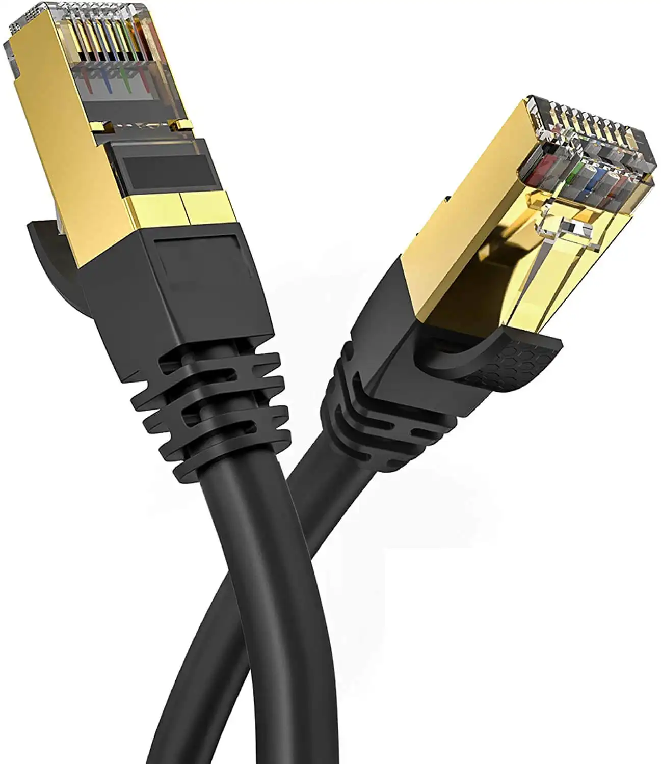 Farsince Cat 8 high quality SSTP/SFTP ethernet patch cord cable RJ45 shield Cat8 network cable 26AWG