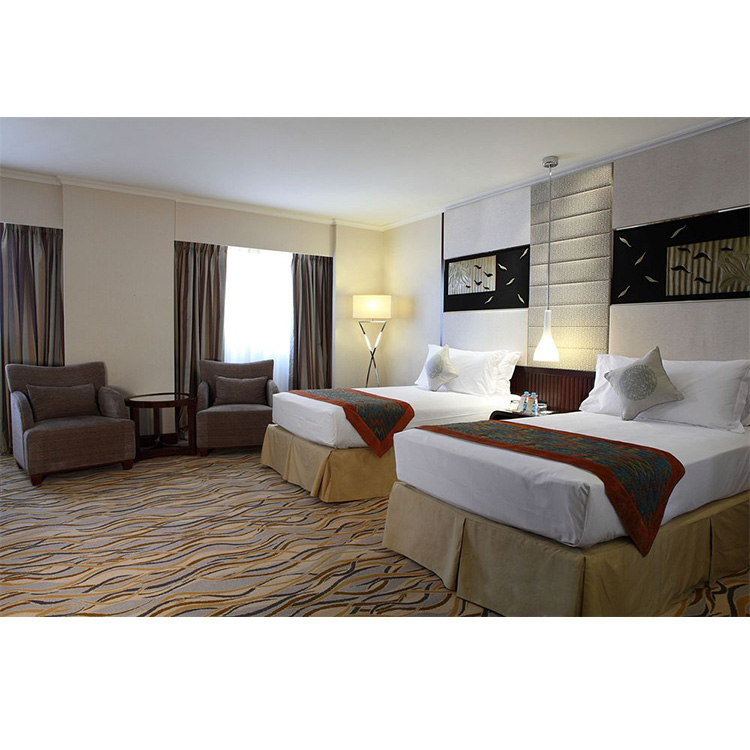 High quality commercial hotel bedroom sets furniture modern guest room set furniture for hotels interior