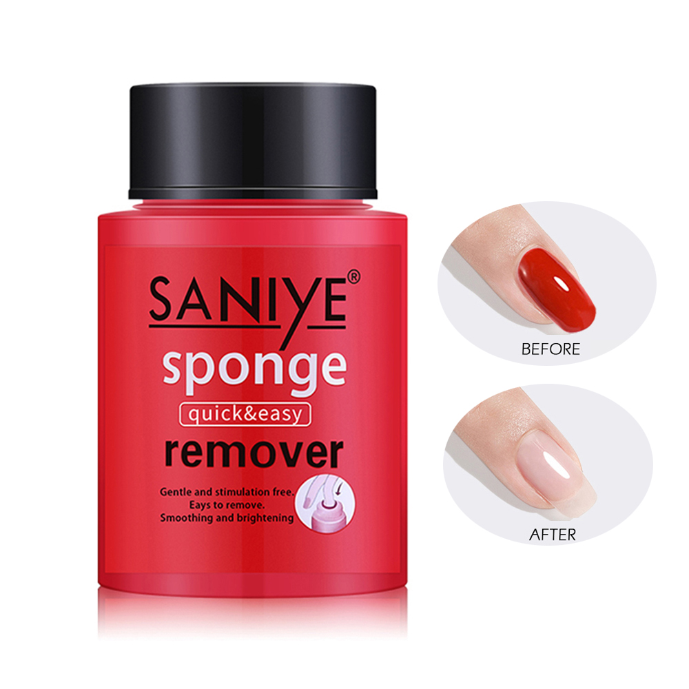 Saniye vitamin E fast gel polish remover nourish nail remover easy nail polish remover