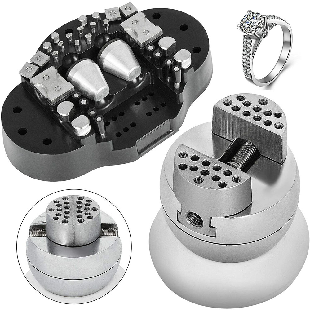 mini Jewelry Making Tools Engraving Block Ball Setting Vice Engravers Block