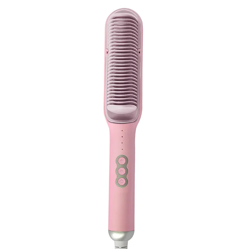 Розовый Электрический выпрямитель для волос под заказ