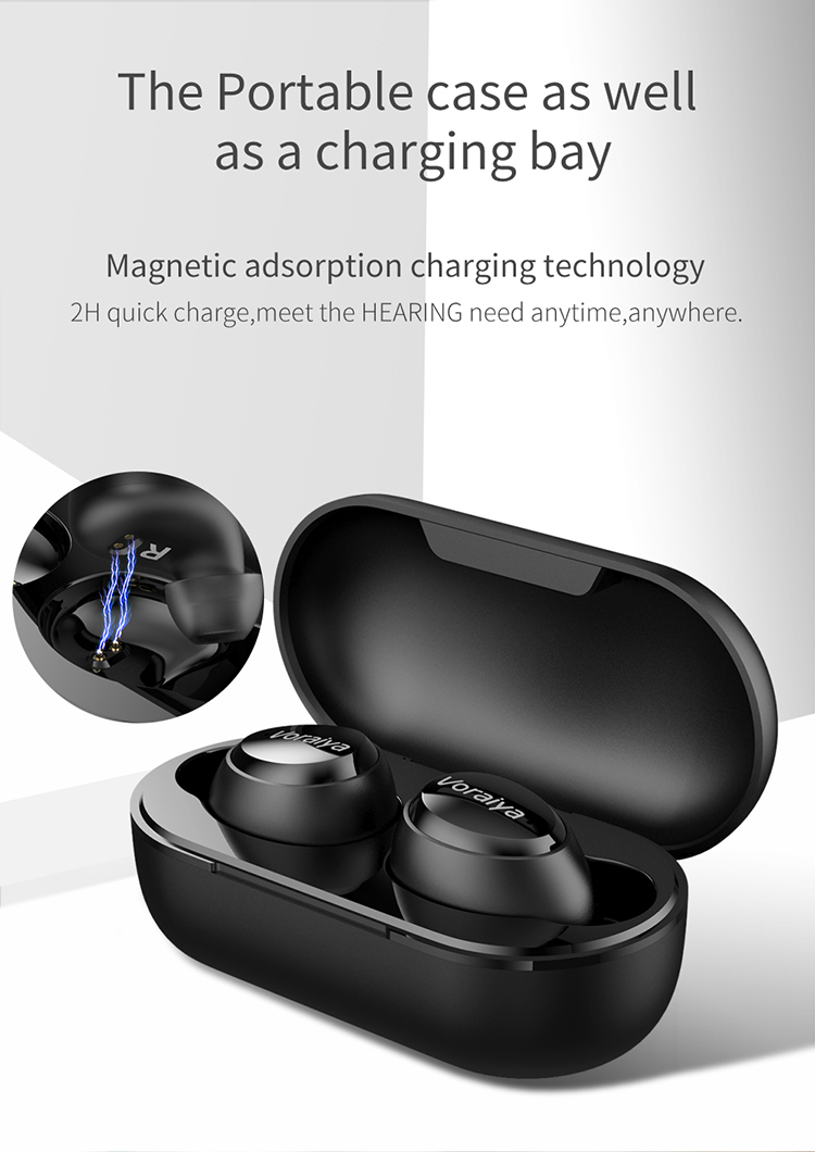 Voraiya Best Selling OEM Rechargeable Ear Hearing Amplifier Wireless Rechargeable Hearing Aid