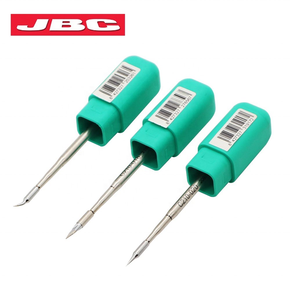 JBC жало паяльника C210-002 изогнутые C210-020 прямые C210-018 нож сварки железа для паяльной станции ручка для замены