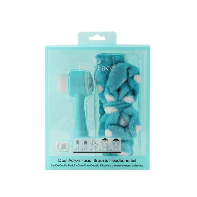 Factory delivered multifunctional double-sided lovely hair belt set face brush hair belt set