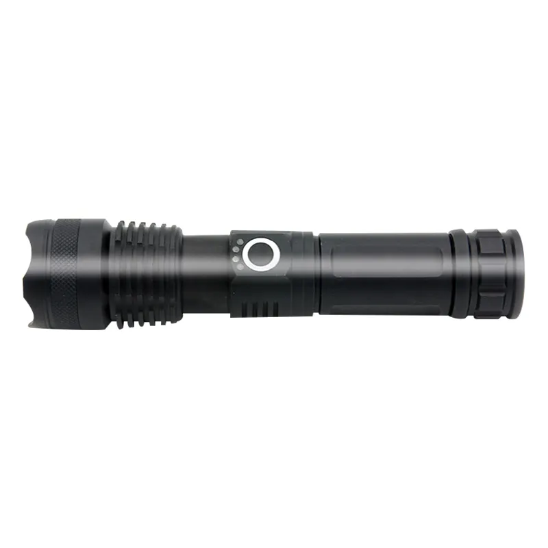 2022 Latest Products Powerful Zoom 18650 Or 26650 Battery Portable Mini Multi Function LED Flashlight
