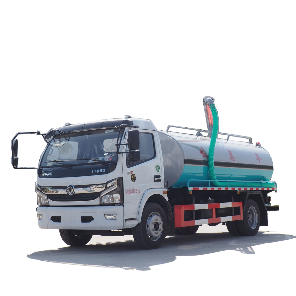 Грузовик на присоске для фекалий Dongfeng 4X2, на присоске для фекалий в туалете, герметичный резервуар, легко чистится
