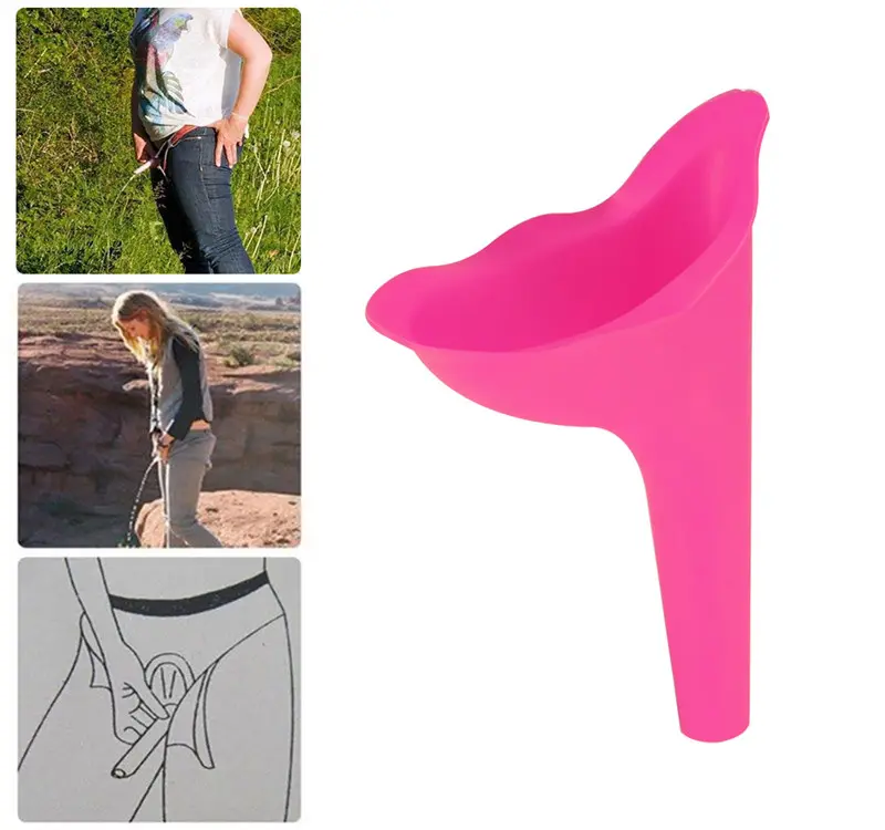 High Quality Portable Women Camping Urine Device Funnel Urinal Female Travel Urination Toilet Women Stand Up & Pee Soft