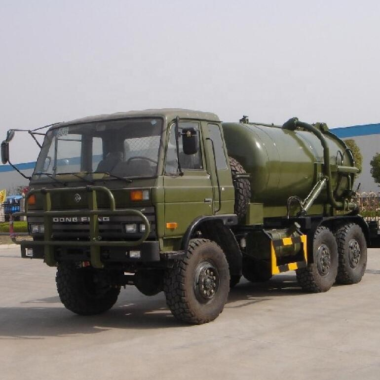 Dongfeng 6x6 вакуумная всасывающая машина для сточных вод 8cbm Емкость бака заводская цена
