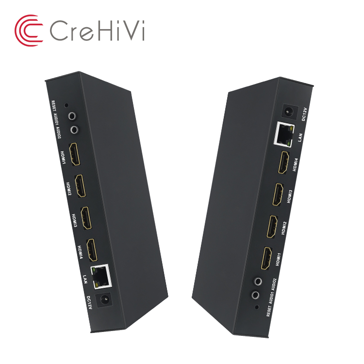 Skilled Technology RTMP/PTSP/HTTP/HLS/UDP/PTP 1080P H.265 HDMI 4 ports Encoder