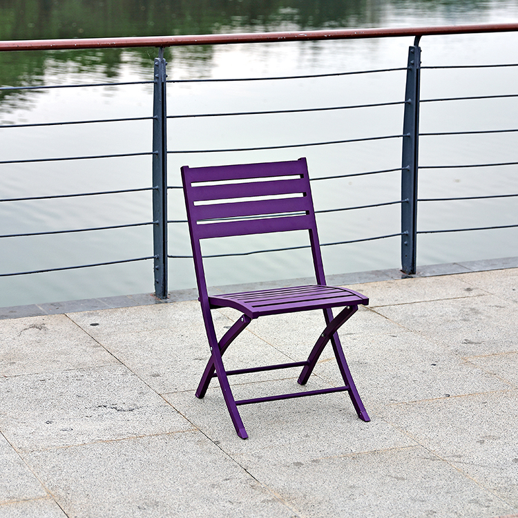 Uland Modern Solid Aluminum Balcony Outdoor Furniture Garden Chairs With Arm