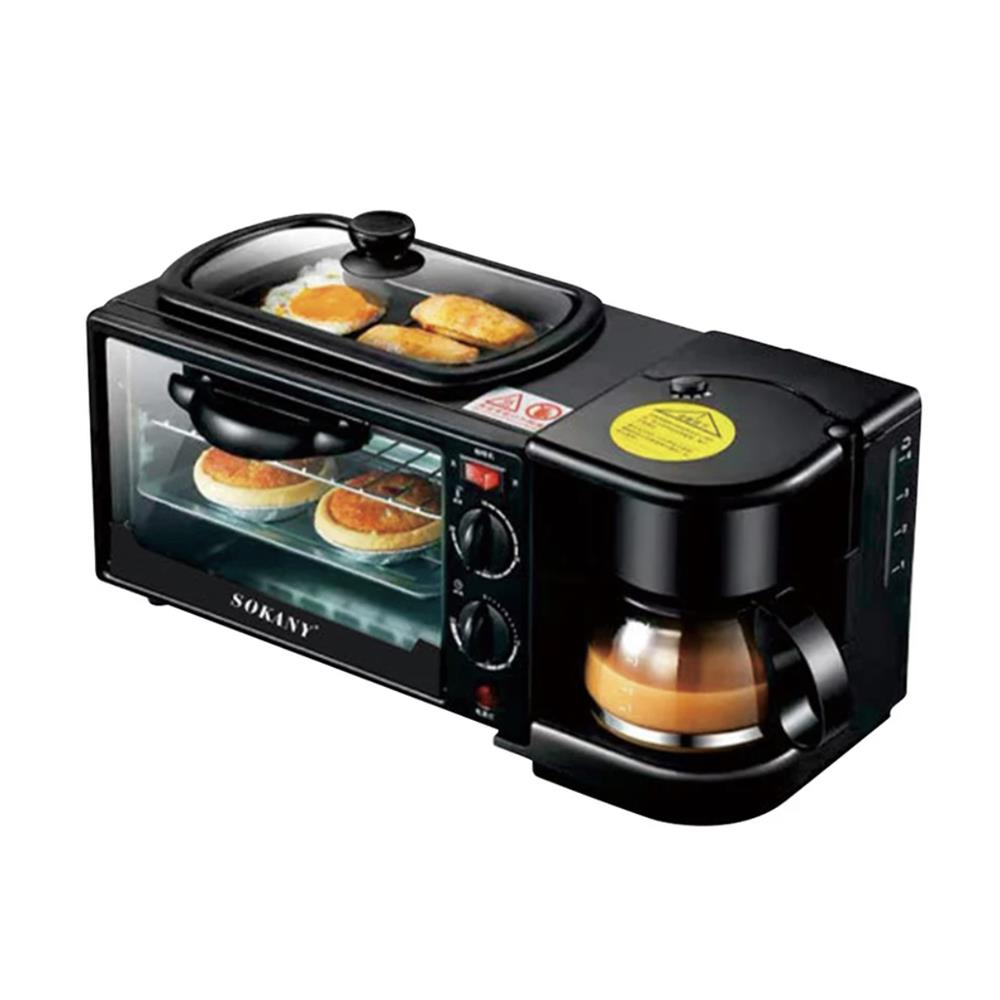 Sokany New Product 3 In1 Breakfast Makers Multi Function Breakfast Machine