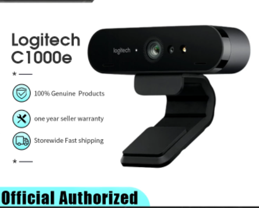 Оригинальная веб-камера Logitech C1000e BRIO 4K в простой упаковке, видеоконференции, потоковая запись, совместимая веб-камера для ПК