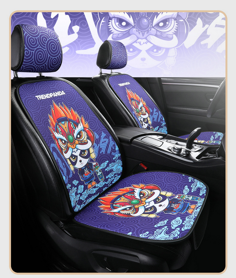Autop Hot Sale Deluxe Breathable Universal Car Seat Cover Multi Colored Seat Covers Fashion Bag Geometric Set OEM Customized PVC
