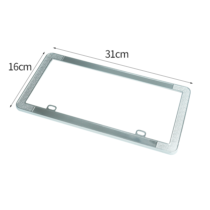 OEM manufacturers customize and produce exquisite hot-selling European and American stainless steel car license plate frames