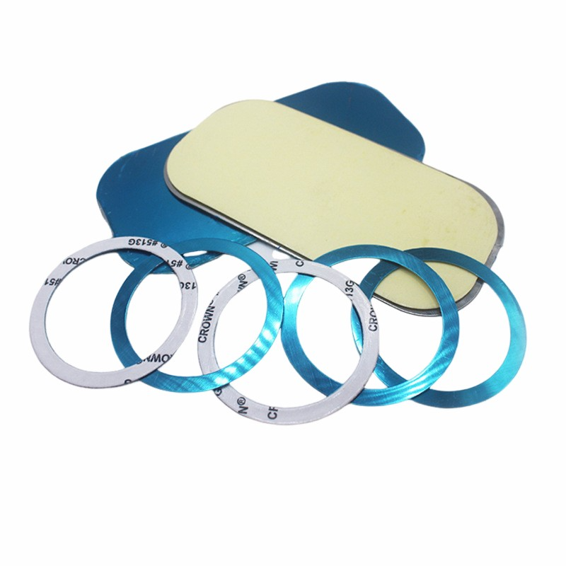 Ring Square Mobile Phone Wireless With Back Sticker Film Charging Magnetic Iron Sheet Stainless Steel Magnet Disc