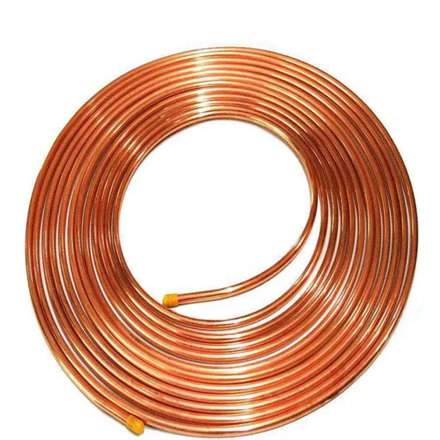 Customized Pancake Coil Ac Copper Pipes capillary copper tube air condition and refrigerator copper pipe