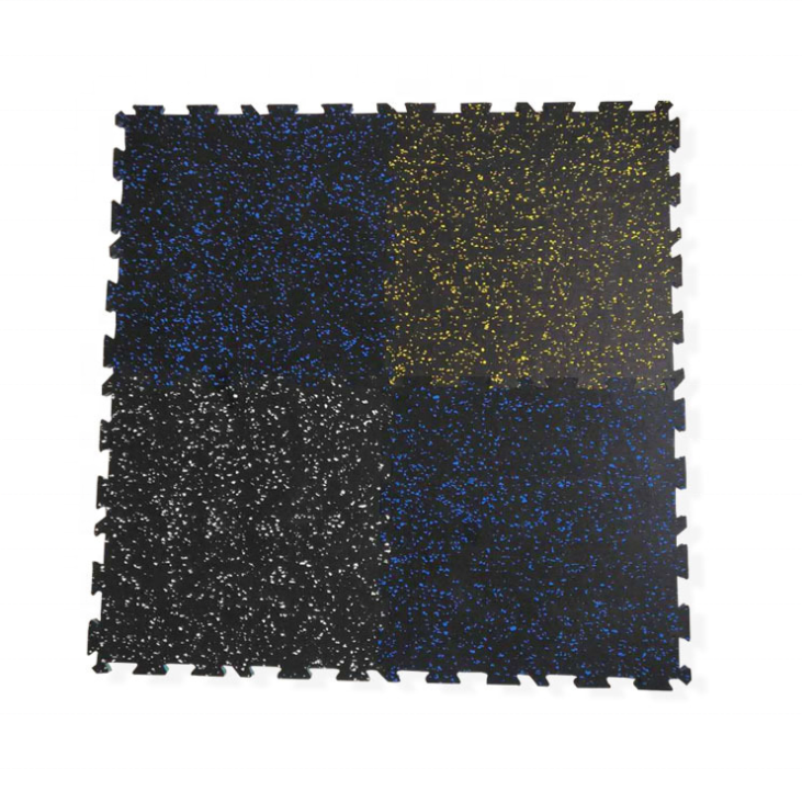 Factory High quality shock absorpiton gym rubber floor mat high elastic rubber gym flooring