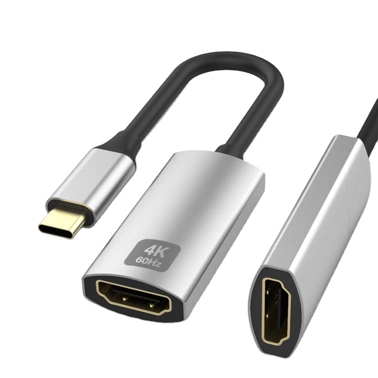 Премиум 4K 60Hz USB Type C папа HDMI переходник с внутренней резьбой ключ USB-C конвертер для ноутбука
