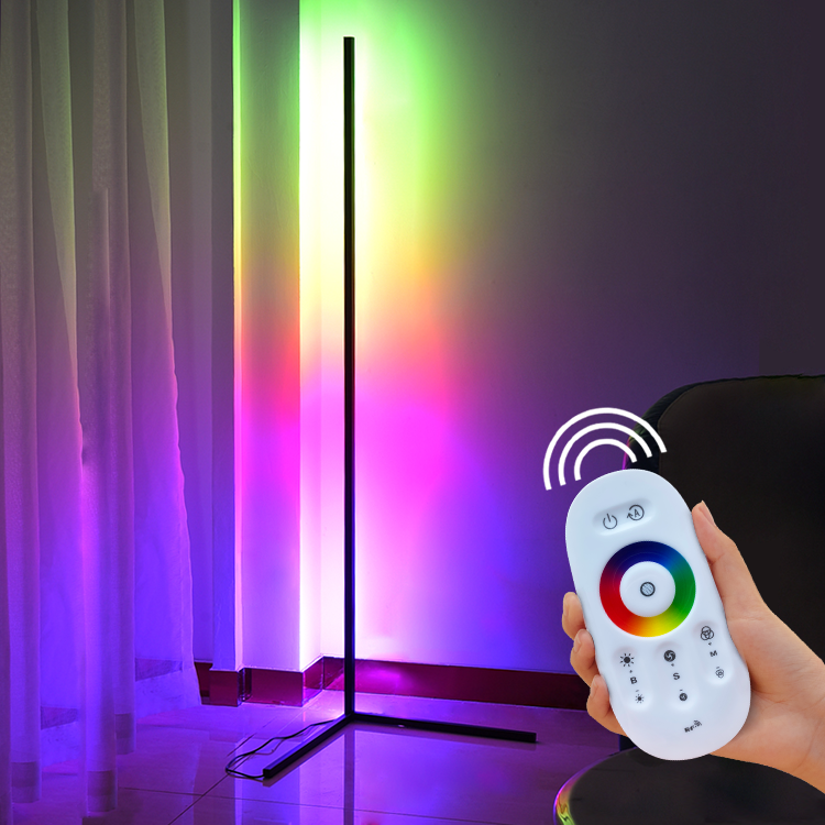 China Corner Standard Lamps Sconce Decoration Dance Floor Lights RGB Corner Indoor Outdoor Floor Light