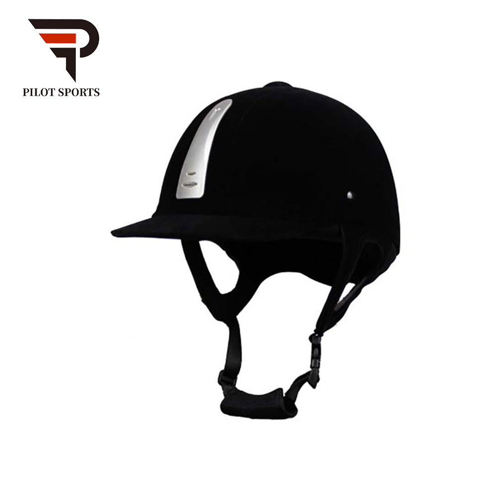 PILOT SPORTS Unisex Comfortable Soft Eps Liner Adjustable Clip Buckle Deluxe Horseback Riding Helmet For Head Protection
