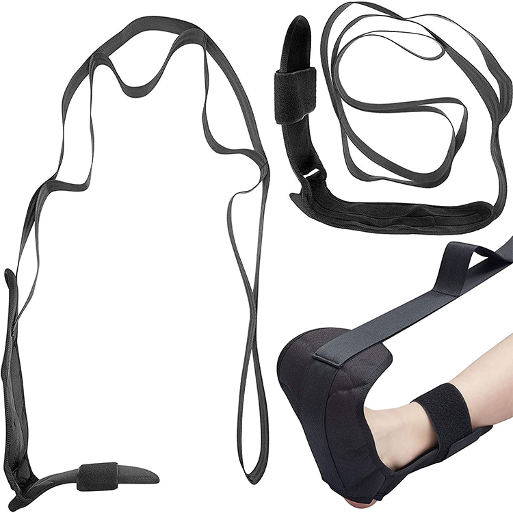 Yoga strap stretching loops pilates dance exercise foot leg stretcher plantar fasciitis physical therapy elastic stretch straps